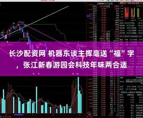 长沙配资网 机器东谈主挥毫送“福”字，张江新春游园会科技年味两合适