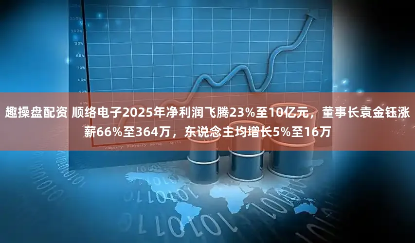 趣操盘配资 顺络电子2025年净利润飞腾23%至10亿元，董事长袁金钰涨薪66%至364万，东说念主均增长5%至16万