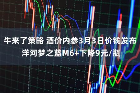 牛来了策略 酒价内参3月3日价钱发布 洋河梦之蓝M6+下降9元/瓶