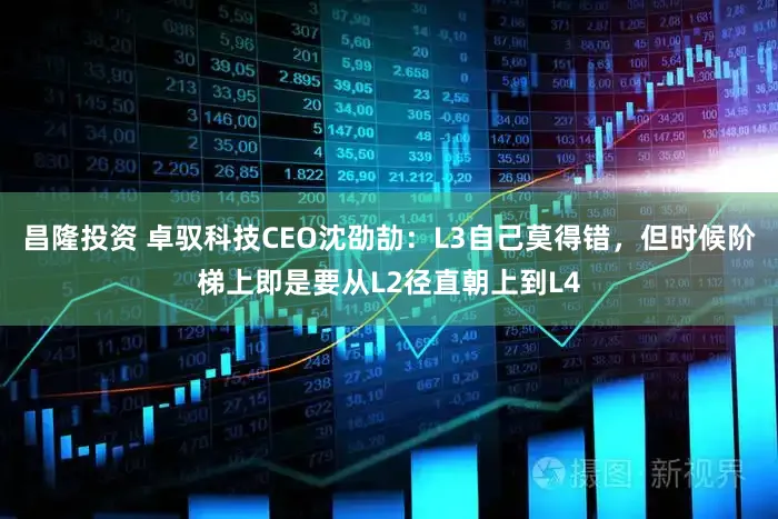 昌隆投资 卓驭科技CEO沈劭劼:L3自己莫得错,但时候阶梯上即是要从L2径直朝上到L4